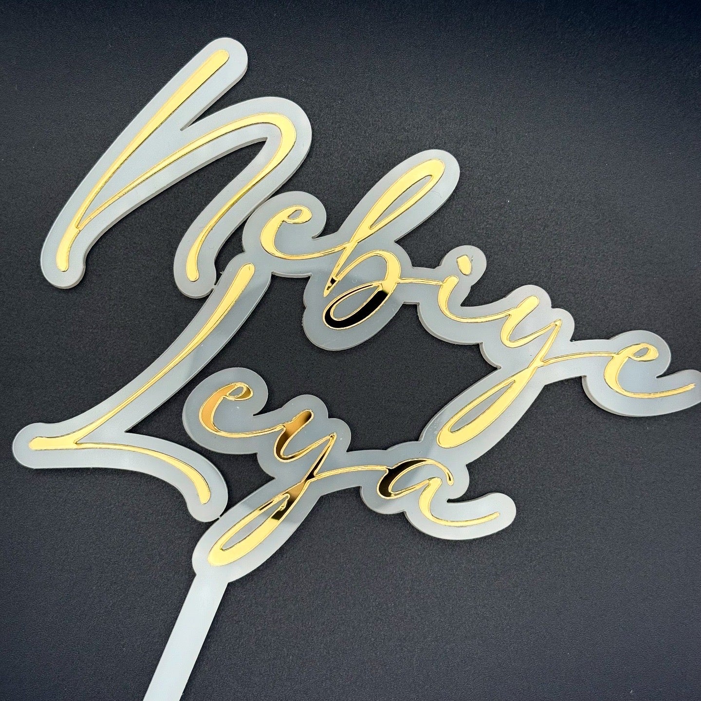 Topper Prénom Doublé