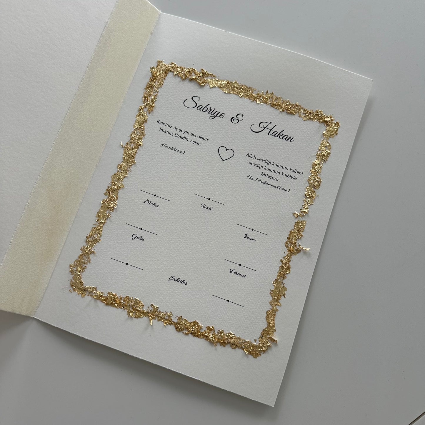 Certificat Mariage Sahra