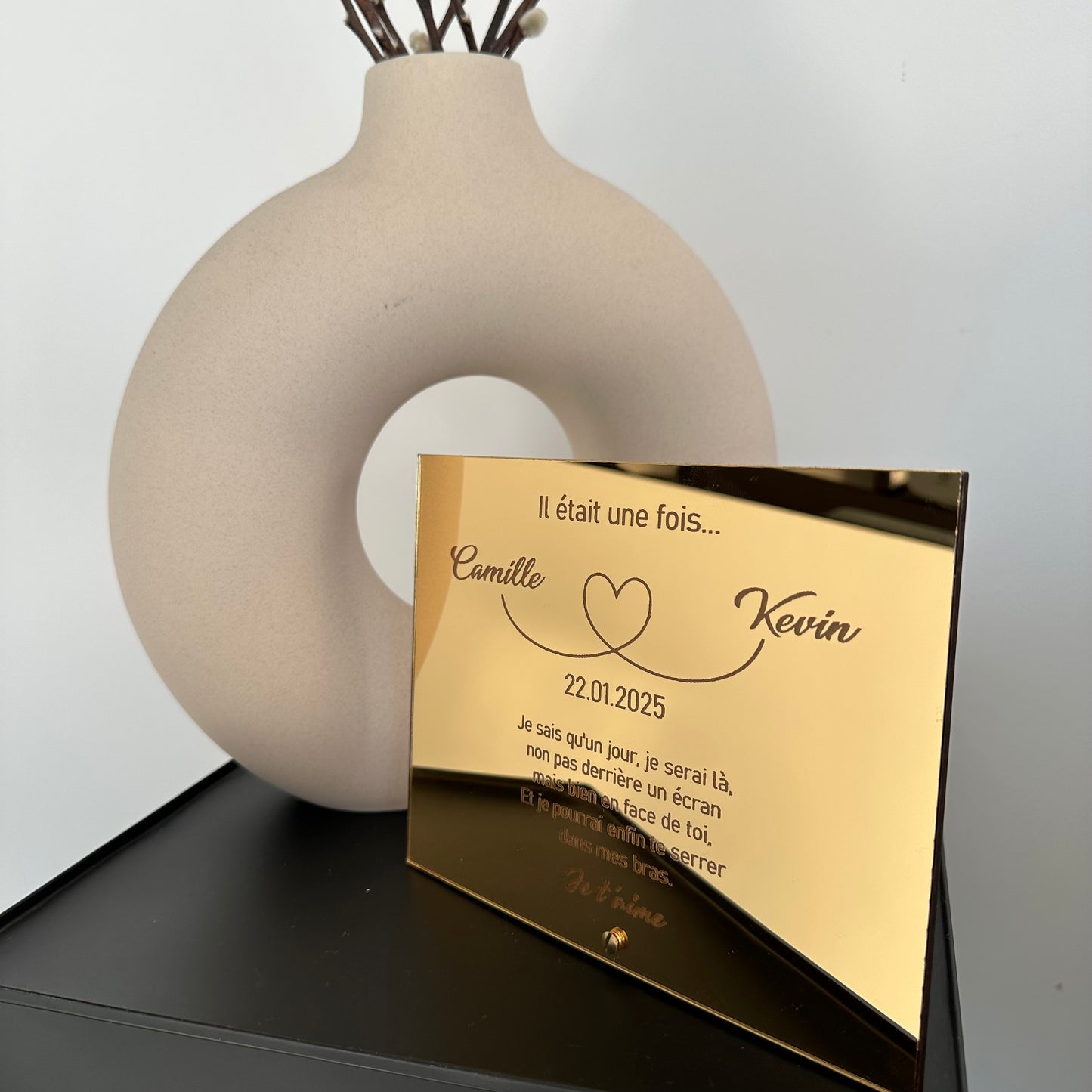 Plaque Message Couple