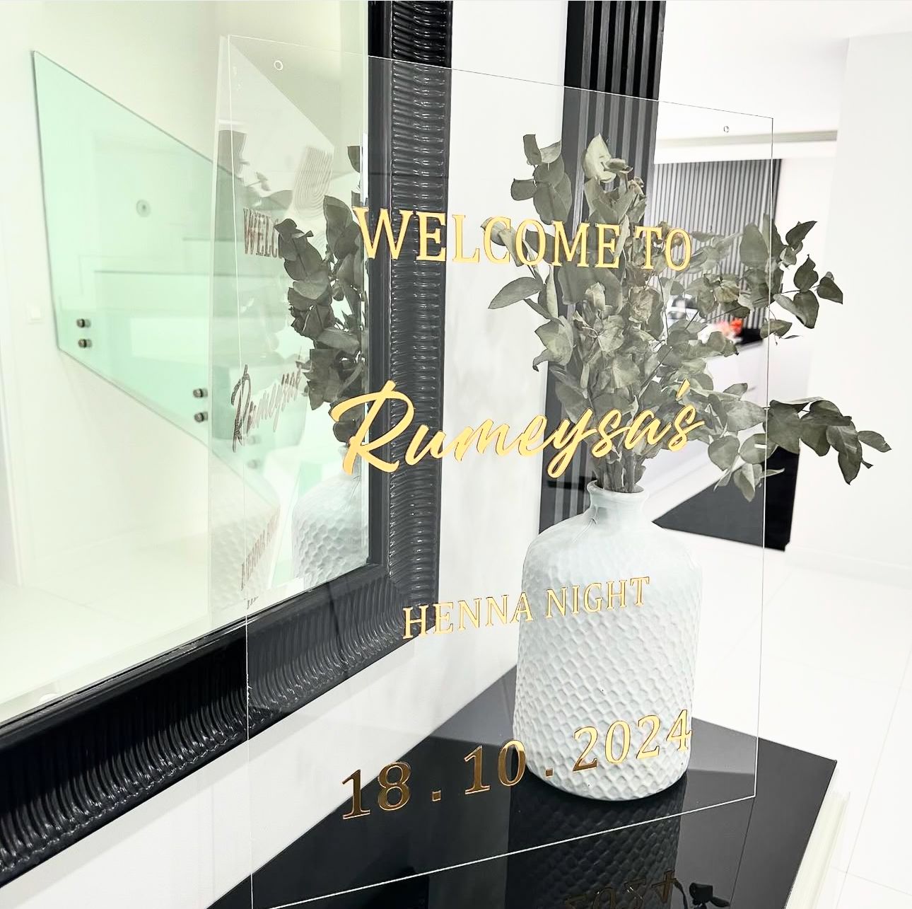 Panneau d'accueil - Transparent