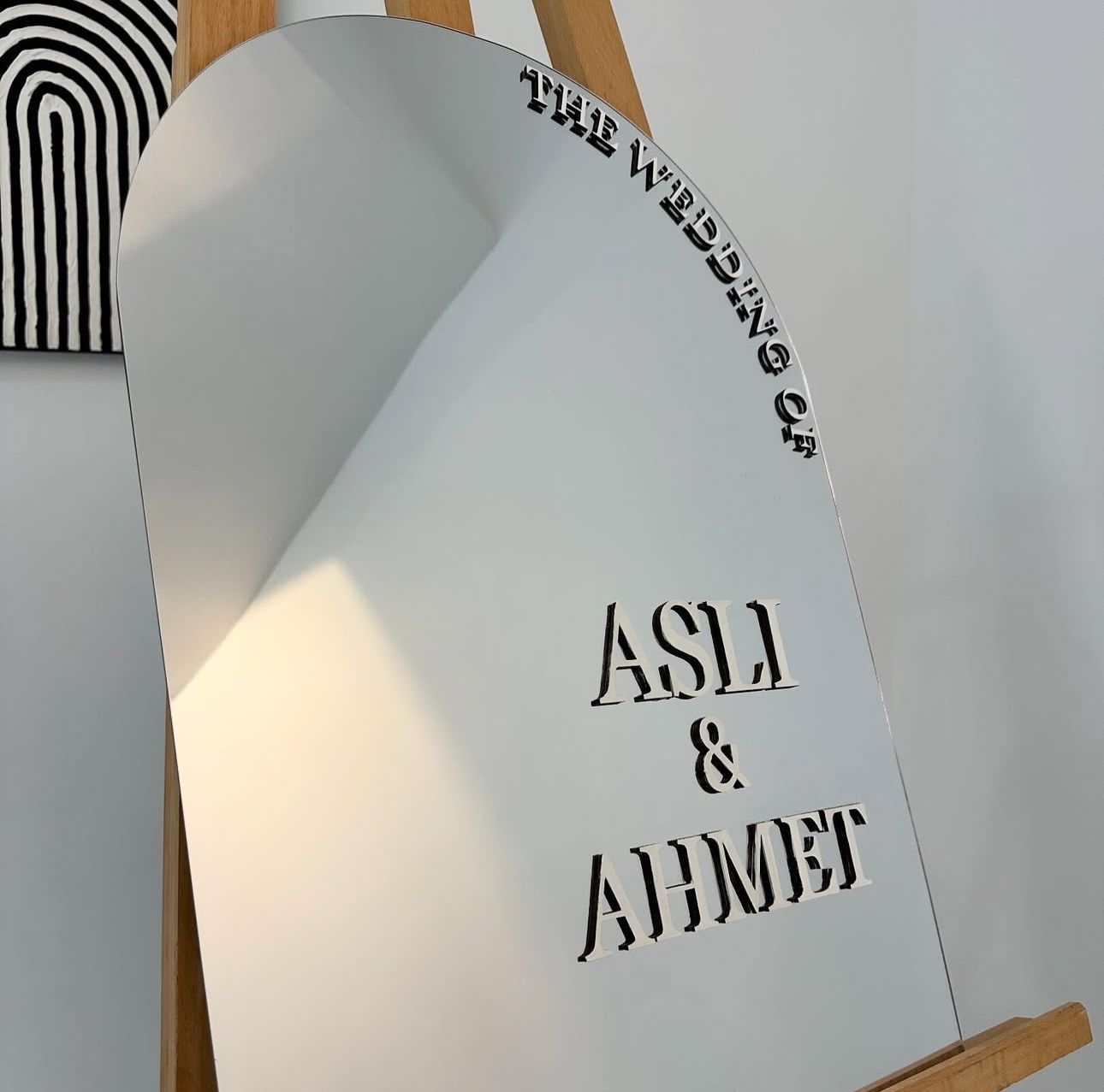 Panneau d'accueil - Miroir