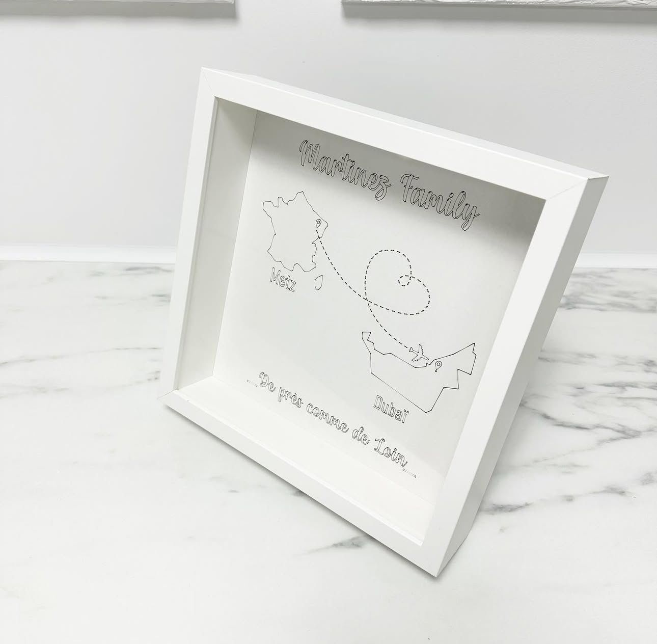 Cadre Gravé en Bois