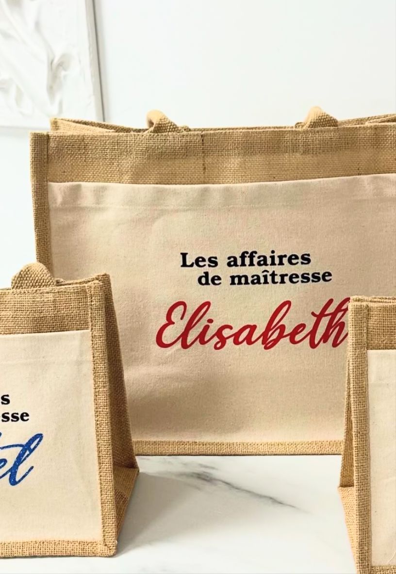 Grand Sac en Jute Maîtresse