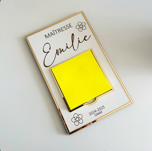 Porte Post-it Maîtresse