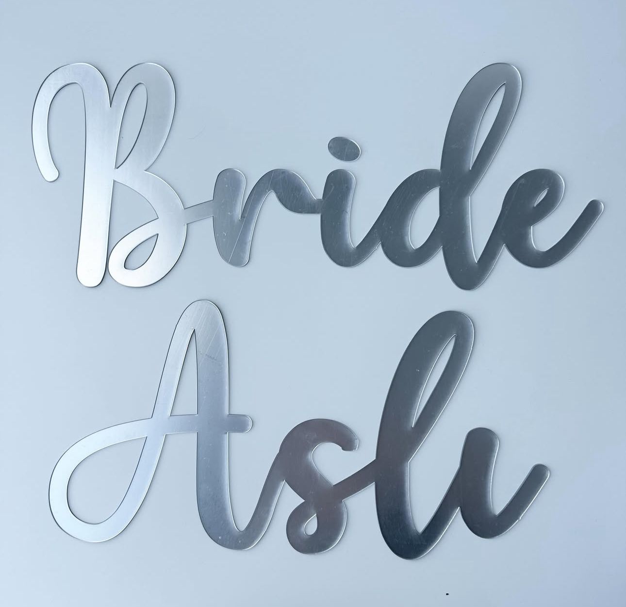 Décoration Murale - BRIDE avec prénom