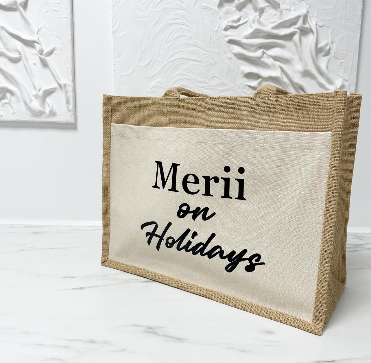 Grand sac en jute